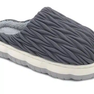 חדש!! נוער/נשים- נעלי בית מפנקות - שריג אפור 456