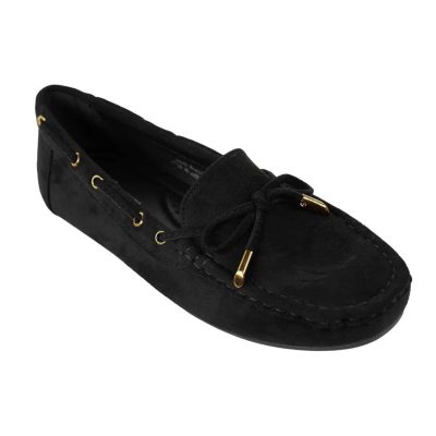 נעלי מוקסין קומפורט קטלינה - שחור מבצע! זוג שני ב-50% הנחה!