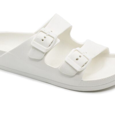 דגם: 811 נוער/נשים/גברים - כפכפים שני אבזמים לבן