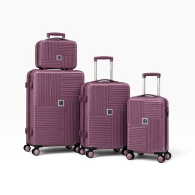 סט 4 מזוודות של קטלינה צבע: סגול חציל דגם: P1077 מבצע רכישה מוקדמת אספקה עד 1/1/27