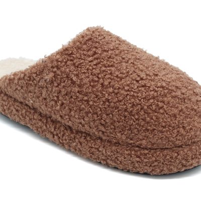 חדש!! נעלי בית לנשים ונוער - נעלי בית מפנקות - כבשה צבע חום דגם: 62538