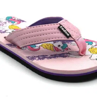 משתתף במבצע -כפכפי אצבע בד לילדות ורוד חד קרן 8077