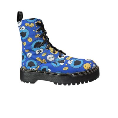 דגם: 1600 מגפיים ד"ר קטלינה פלטפורמה קלאסי עוגי כחול  024 מבצע סוף עונה בקטלינה!