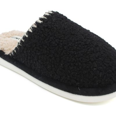 חדש!! נעלי בית לנשים ונוער - נעלי בית מפנקות - כבשה צבע שחור דגם: 173857