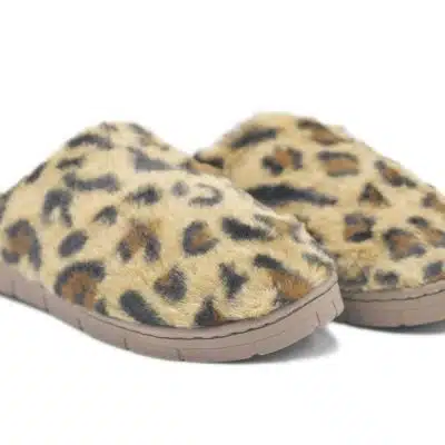 נעלי בית לנשים קבקב- מנומר חום K