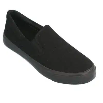 נעלי בד סניקרס נשים/גבר - ללא שרוכים צבע: שחור  מבצע זוג שני רק- 80 ש"ח