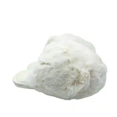 נעלי בית כפכף דגם דובון חדש! מפנקות בטירוף לבן