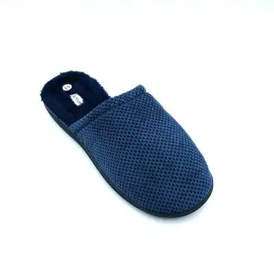 גבר- נעלי בית כפכף סגנון רשת כחול