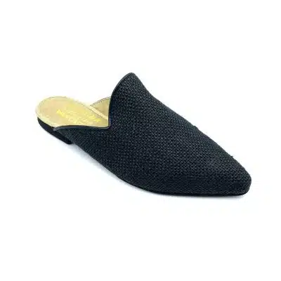 דגם: 177 כפכפי שפיץ מעוצב סולית פורו - יוטה שחור