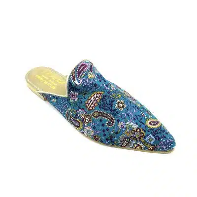 דגם: 177 כפכפי שפיץ מעוצב סולית פורו - הודי טורקיז 872 חדש