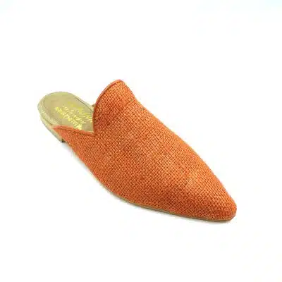 דגם: 177 כפכפי שפיץ מעוצב סולית פורו - יוטה כתום