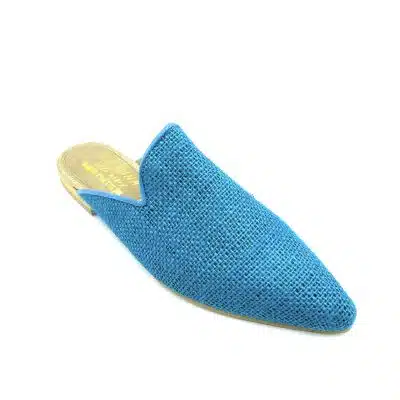 דגם: 177 כפכפי שפיץ מעוצב סולית פורו - יוטה טורקיז