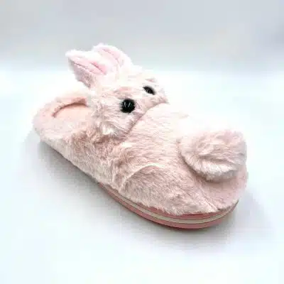 משתתף במבצע – נעלי בית כפכף חיות- כלב - צבע: ורוד