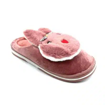 משתתף במבצע – נעלי בית כפכף חיות- שפן- צבע: ורוד