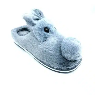 משתתף במבצע – נעלי בית כפכף חיות- כלב - צבע: אפור