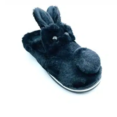 משתתף במבצע – נעלי בית כפכף חיות- כלב - צבע: שחור