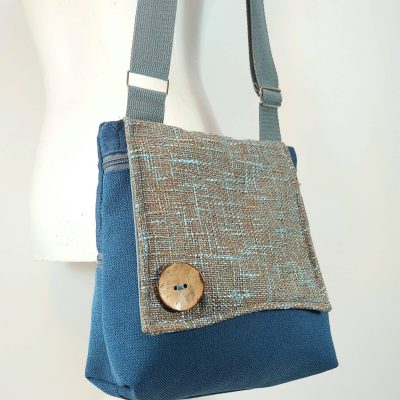 תיק "גל" כחול תכלת