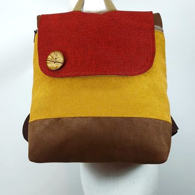 תיק גב "ענת" חרדל בורדו